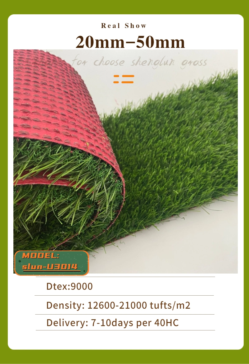 Hebei Fake Rug Synthetic Grass Cheap Price Bulk Supplying Garden Artificial Grass for Landscape and Sports